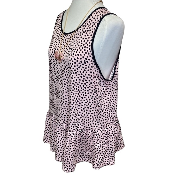 Kate Spade Polkadot Peplum Knit Sleep - Picture 2 of 6